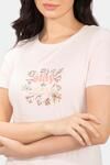 Amante Scoop Neck Sleep Tee - Slay The Day Print — thumbnail 4